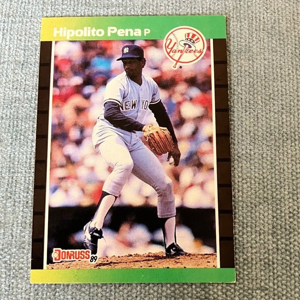 1989 Donruss New York Yankees Baseball Card Trading Card